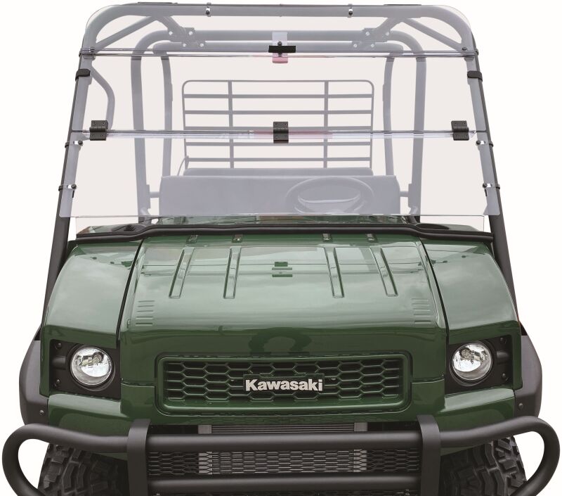 QuadBoss 375789 fits Kawasaki KAF620M Mule 4010 4x4 Windbreak Folding Windshield