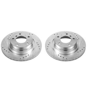PowerStop fits BMW 14-16 228i Rear Evolution Drilled & Slotted Rotors - Pair