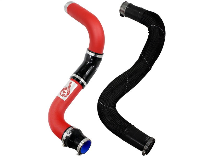 AFE 46-20179-R unner 3in Red Intercooler Cold Side w/ Couplings fits Ram 1500 E