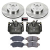 PowerStop KCOE1151 fits Geo 93-97 Prizm Front Autospecialty Brake Kit w/Calipers