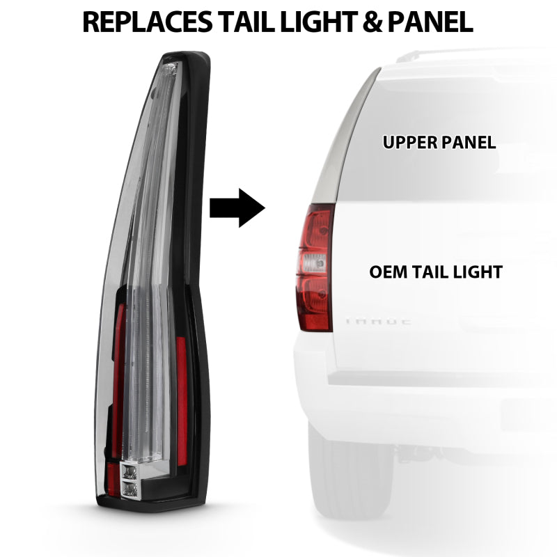 ANZO 311297 2014 fits Chevrolet 07-20 TahOE Led Taillights Red/Clear