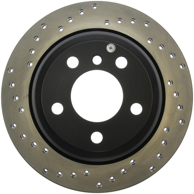 Stoptech 128.34150R Sport Cross Drilled Brake Rotor - Front Left