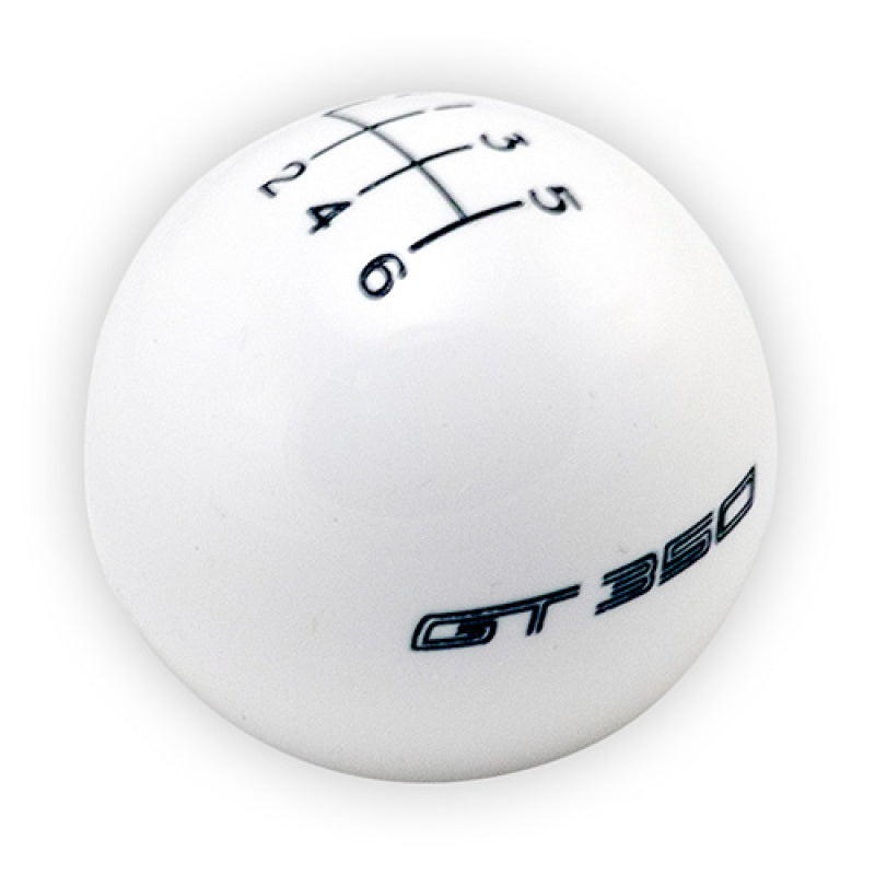 fits Ford M-7213-M8SW Performance GT350 Shift Knob 6-Speed - White