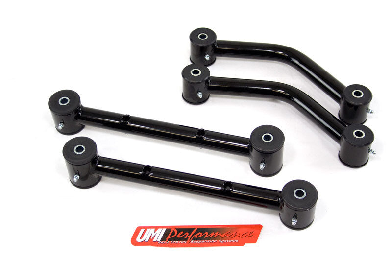 UMI Performance 501518-B 71-75 fits GM H-Body Upper & Lower Control Arm Kit