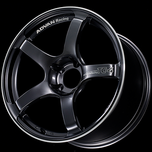 Advan YAD8J12EGMR TC4 18x9.5 +12 5x114.3 Racing Gunmetallic and Ring Wheel