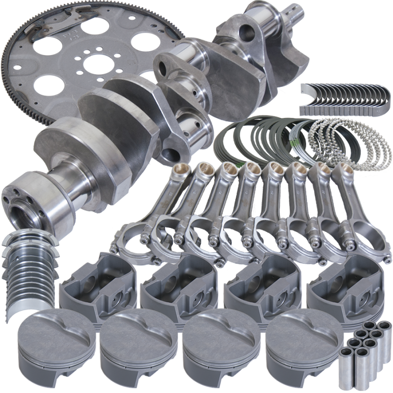 Eagle B13557L04068 fits Chevy LT1350 1Pc 3.750in Crank 6.000in I-Beam 4.040in Pistons 168 Tooth FP Balanced Assembly