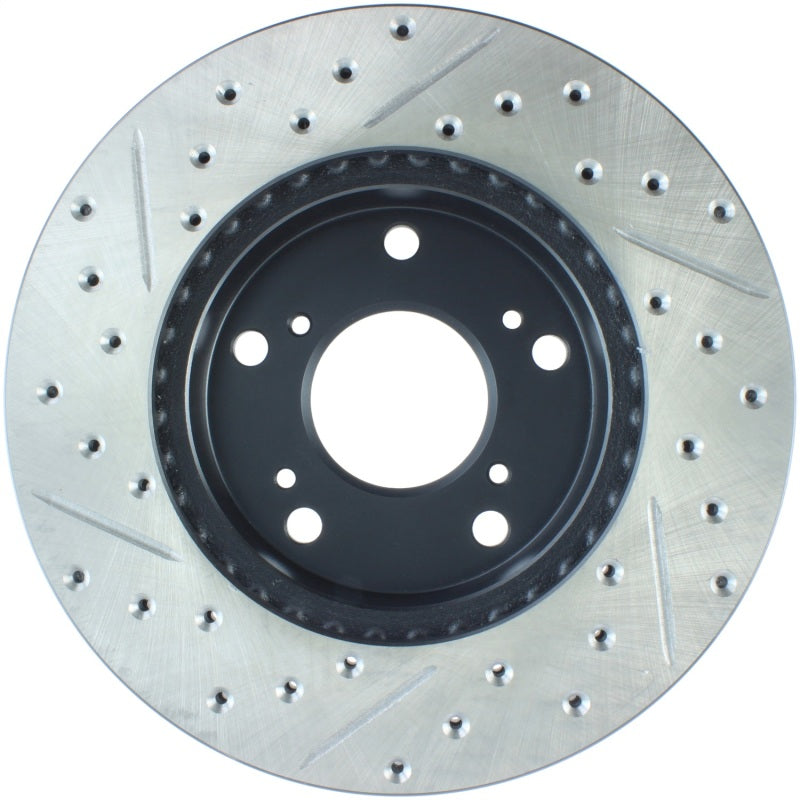 Stoptech 127.40056L 02-06 fits Acura RSX Slotted & Drilled Left Front Rotor