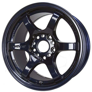 Gram Lights WGIXP-10KNC 57DR-X 17X8.5 -10 6-139.7 Dark Blue Chrome Coating