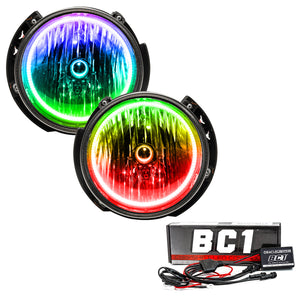 ORACLE Lighting 7079-335 Oracle 07-16 fits Jeep Wrangler JK SMD HL - ColorSHIFT w/ BC1 Controller