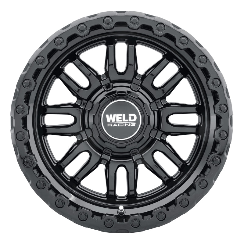 Weld Off-Road Swift 17x9in - 8x170 BP - ET-12 - 125.1mm CB - Gloss Black Wheel & Ring