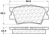 Stoptech 305.1212 Street Select Brake Pads - Rear