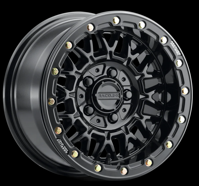 Raceline A15 Omega 15x7in / 5x114.3 BP / 25mm Offset / 68mm Bore - Gloss Black