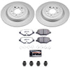 Power Stop 13-14 Ford Edge Rear Z36 Coated Truck & Tow Brake Kit