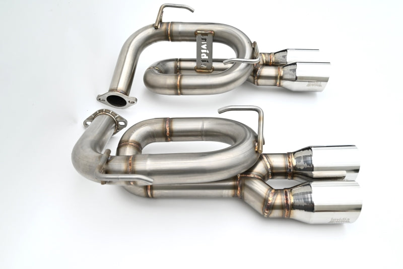 Invidia HS22SW4AT4SSL 22+ fits Subaru WRX Twin Loop 3.5in. Single Layer S.S Tip