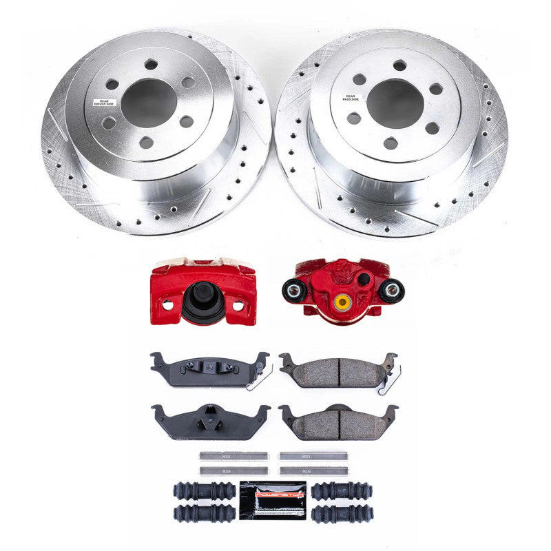 PowerStop KC2192 fits Dodge 03-04 Dakota Rear Z23 Evolution Kit w/Calipers
