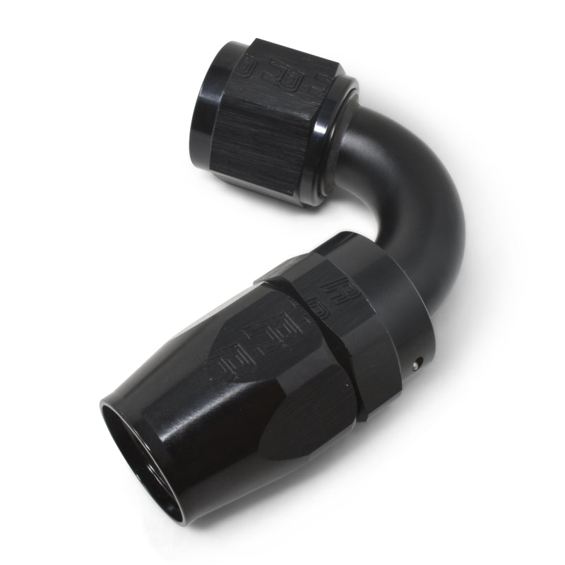 Russell 613405 Performance -6 AN Black 120 Degree Full Flow Swivel Hose End