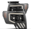 AlphaRex 880481 09-14 fits Ford F-150 PRO-Series Projector Headlights Plank S