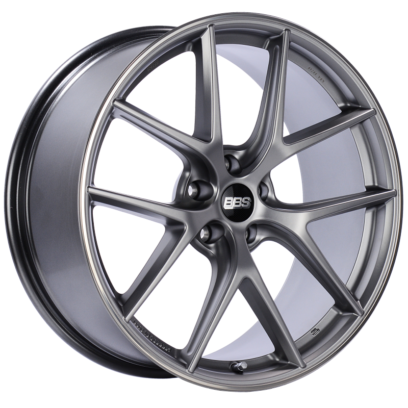 BBS CI0601PSPO CI-R 20x10 5x112 ET45 Platinum Silver Polished Rim Protector Wheel -82mm PFS/Clip Required