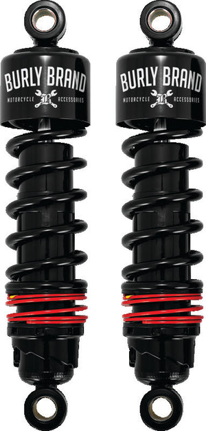 Burly Brand B28-1204B FLH Slammer Shocks - Black