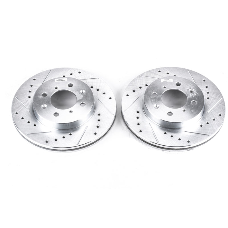 PowerStop fits Acura 97-05 EL Front Evolution Drilled & Slotted Rotors - Pair