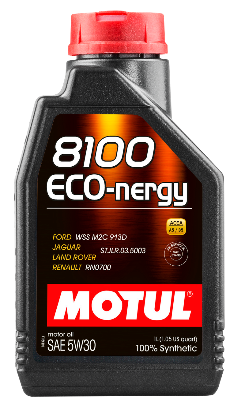 Motul 102782 1L Synthetic Engine Oil 8100 5W30 ECO-NERGY - fits Ford 913C