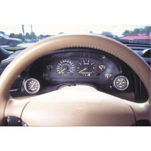 AutoMeter 10003 Autometer 94-00 fits Ford Mustang 52mm Black Dual Instrument Cluster Bezel