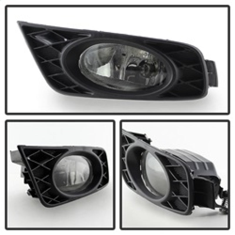 Spyder 5077448 fits Honda 08-10 Odyssey OEM Fog Lights W/Switch- Smoked FL-CL-H