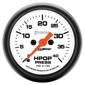 AutoMeter 5796 Autometer Digital Stepper Motor 0-4000 PSI HPOP Pressure Phantom Gauge