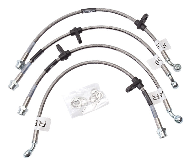 Russell 684510 Performance 99-02 fits Honda Civic Coupe Si Brake Line Kit