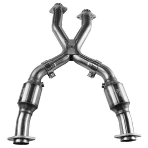 Kooks Headers 1122H235 Kooks 96-04 Ford Mustang SVT Cobra Mach 1 Cobra 1-3/4 x 3 4V w/EGR Header & Green Catted X-Pipe Kit