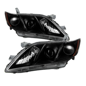 9029752 Xtune fits Toyota 07-09 Camry OEM Style Headlights Black HD-JH-TCAM07-