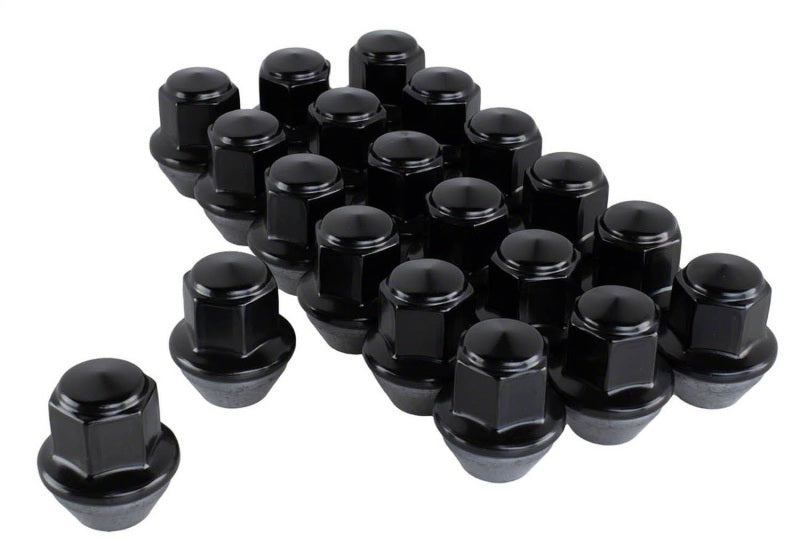 fits Ford 15-18 Racing M-1012K-MB Mustang Black Lug Nut Kit (20 Lug Nuts)