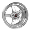 Race Star 92-795254DP 92 Drag Star 17x9.50 5x4.75bc 7.30bs Direct Drill Polished Wheel
