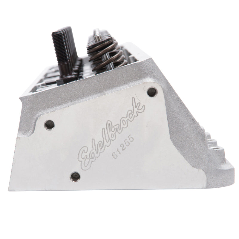 Edelbrock 61255 Cylinder Head Victor Jr fits SBC 23 Deg 220cc Complete for Hydraulic Roller Cam