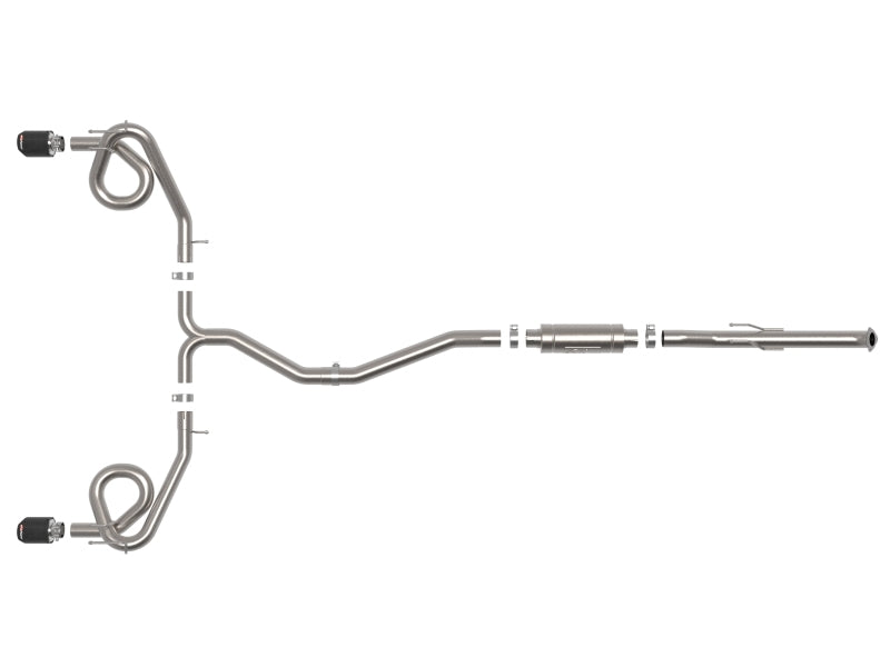 AFE 49-36630-C fits Honda Civic Si L4 1.5L (t) Takeda 2.5in to 3in 304 SS Cat-B