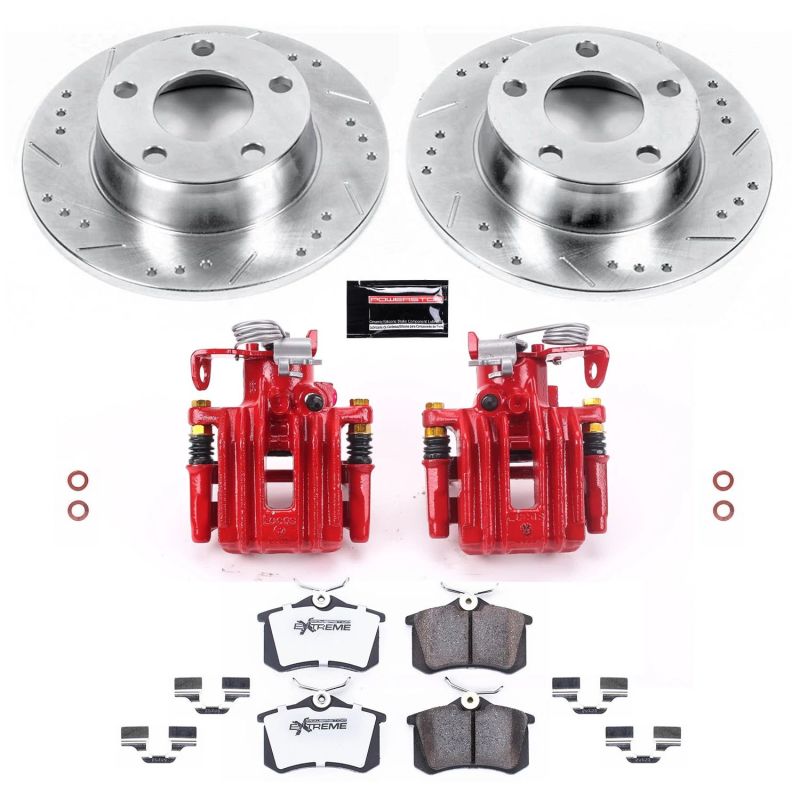 PowerStop fits Audi A6 Quattro Rear Z26 Street Warrior Brake Kit w/Calipers