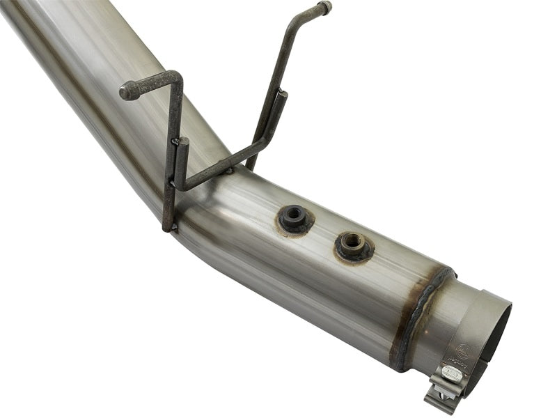 AFE 49-44085-B BORE HD 5in 409-SS DPF-Back Exhaust w/Black Tip 2017 fits GM Dur