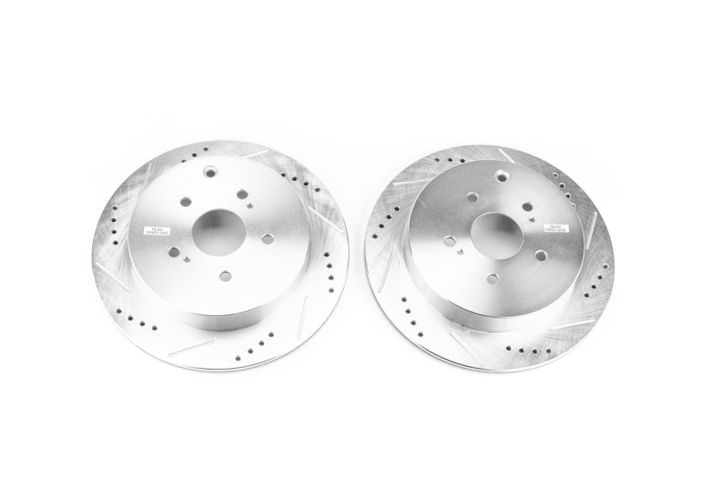 PowerStop fits Suzuki 09-13 Grand Vitara Rear Evolution Drilled & Slotted Rotors