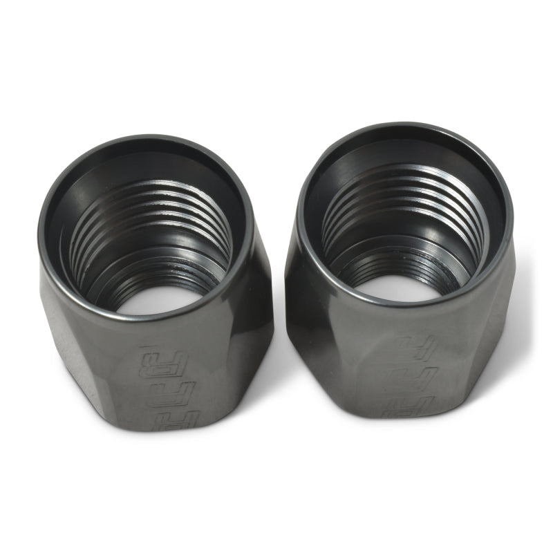 Russell 615541 Hose End Socket -10 AN Polished & Gray Anodized (2 Pack)