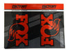 FOX 024-04-124 Racing Shox Decals For 2.5 Series Reservoir, Black w/Orange Logo