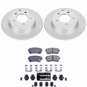 Power Stop 2015 Hyundai Sonata Rear Z23 Coated Brake Kit