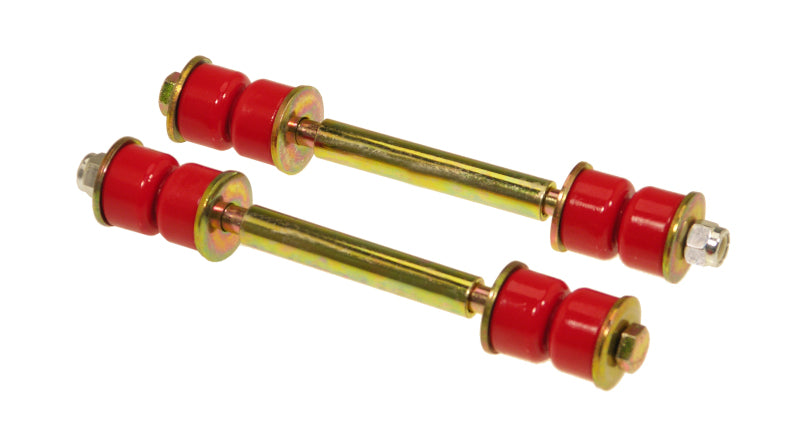 Prothane 19-416 Universal End Link Set - 5in Mounting Length - Red