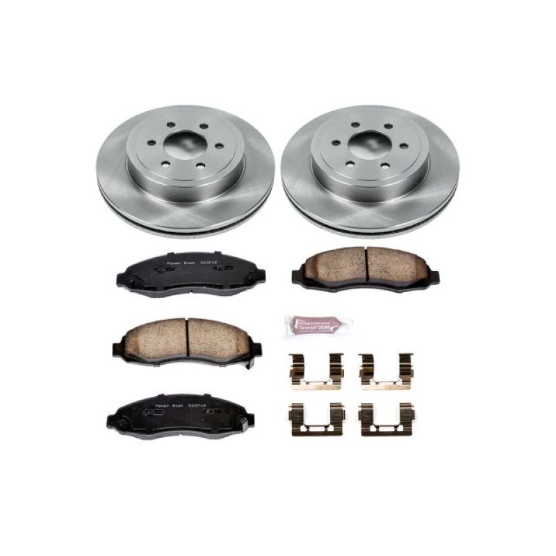 PowerStop KOE2187 fits Dodge 03-04 Dakota Front Autospecialty Brake Kit
