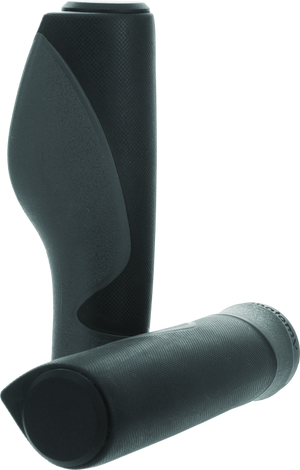 BikeMaster 102198 BikeMaster Ergo Grips - Black/Grey