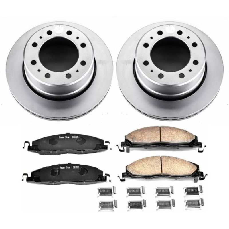 Power Stop CRK7131 13-18 fits Ram 3500 Rear Z17 Coated Brake Kit