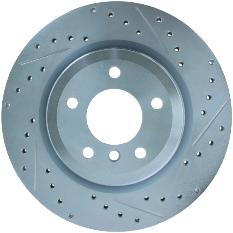 Stoptech 227.34080L Select Sport 07-13 fits BMW 335i Slotted & Drilled Vented Left Rear Brake Rotor