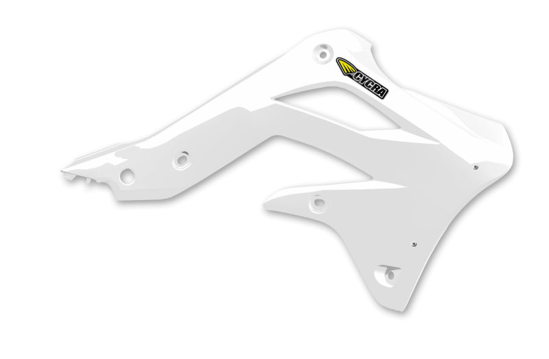 Cycra 1CYC-1866-42 12-15 fits Kawasaki KX450F Radiator Shroud - White