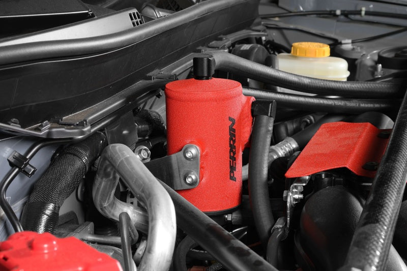 Perrin PSP-ENG-612RD 22-23 fits Toyota GR86 / 13-16 fits Scion FR-S / 13-23 fits Subaru BRZ Air Oil Separator - Red