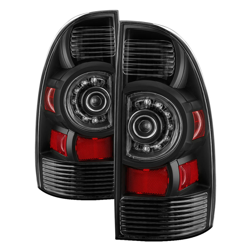 xTune 9039515 fits Toyota Tacoma 09-15 OEM LED Style Tail Lights - Black ALT-JH
