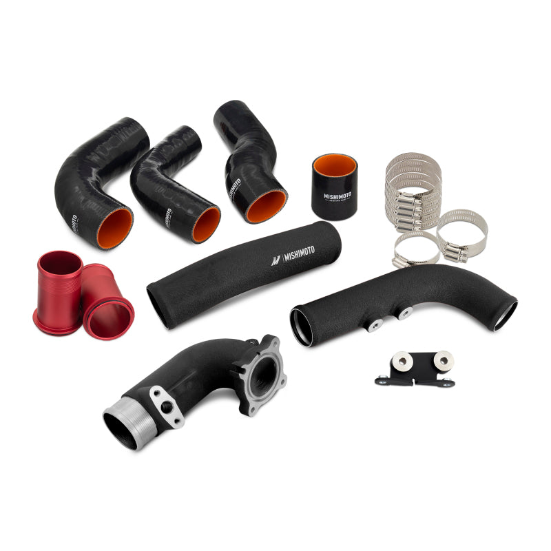 Mishimoto MMICP-GRC-23BK 2023+ fits Toyota GR Corolla Intercooler Pipe Kit - Micro Wrinkle Black